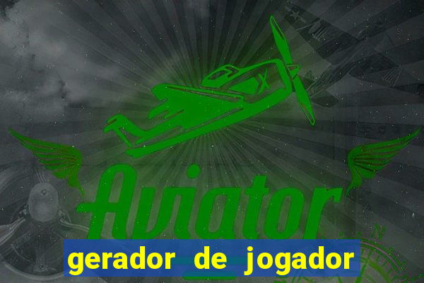 gerador de jogador de futebol